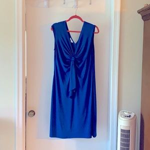 London Times Royal blue dress.
